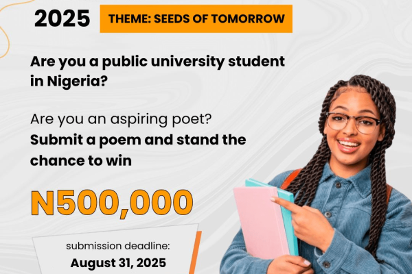 The ZODML Poetry Prize/ Find out how to Apply (N500,000 + Award)