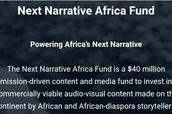 The Subsequent Narrative Africa Fund (As much as $20,000)